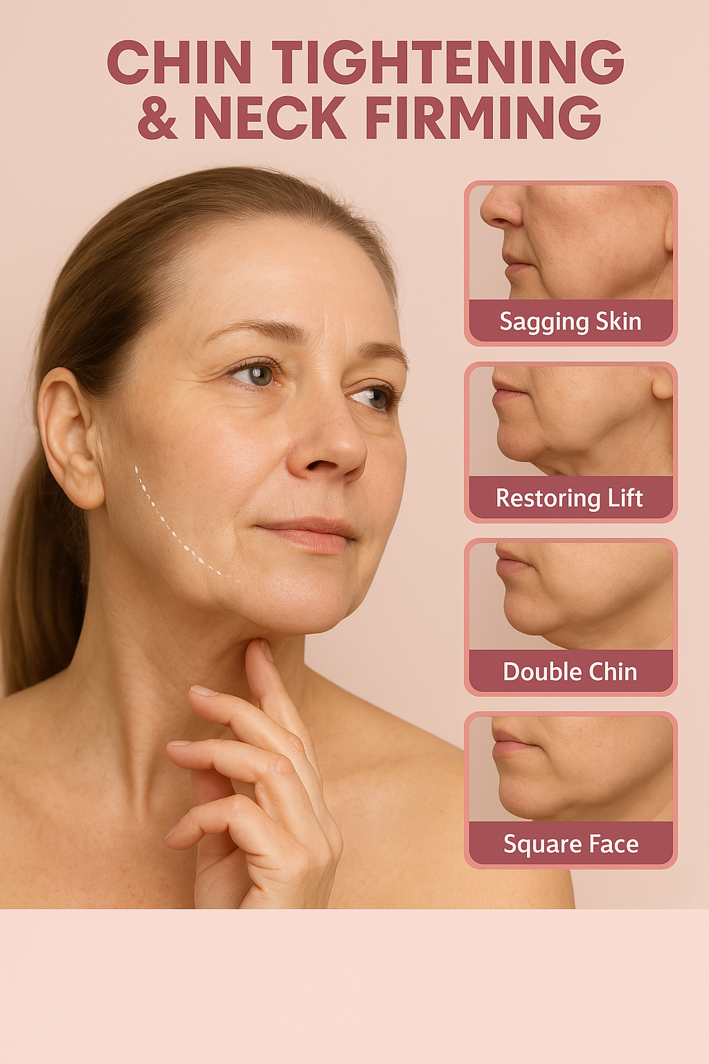 LumiSkin™ – Bande Raffermissante V-Lift pour le Visage et le Menton