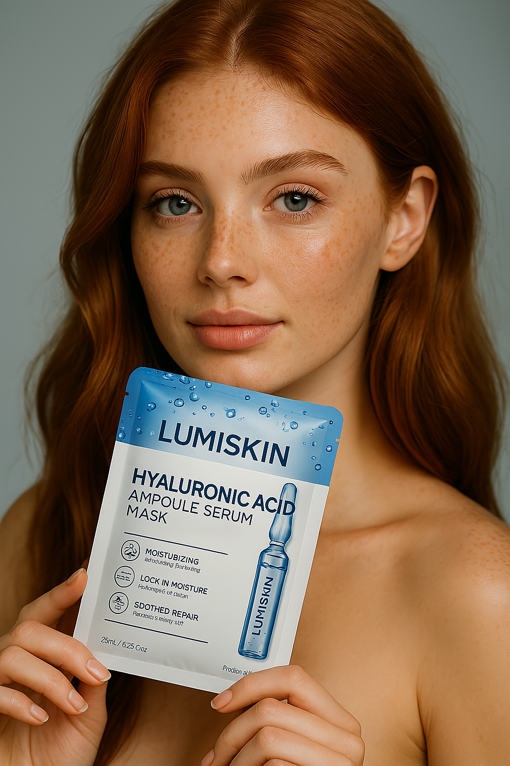 LumiSkin™ – Masque Visage Hydratant Aqua Luster (10 pièces)