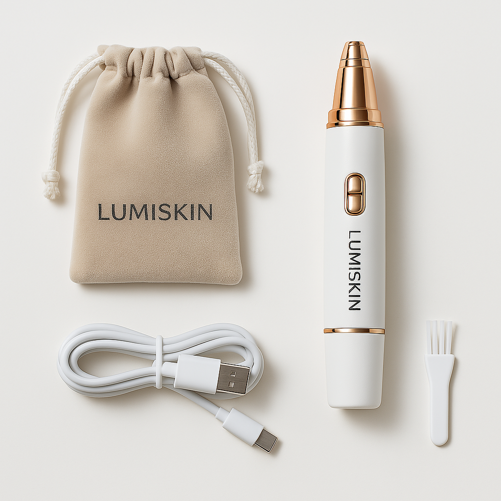 LumiSkin™ – Épilateur facial LED rechargeable